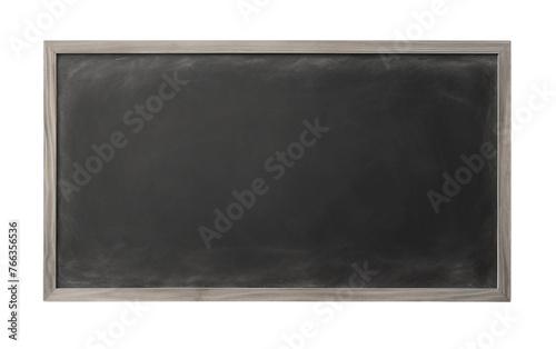 Chalkboard Ready for Artistic Endeavors Isolated on Transparent Background PNG. photo