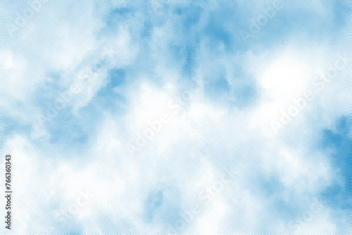 Subtle halftone clouds-sky