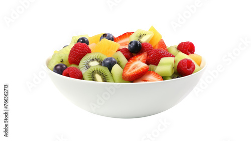 Fresh raw organic salad on white isolated on clear png background and transparent background. Vegetable and food concept for health  AI generative.