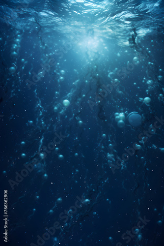The Profound Enigma of the Abyss: A Visual Representation of Endless Depths in Space or Ocean