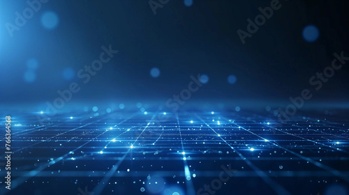 futuristic abstract technology network concept