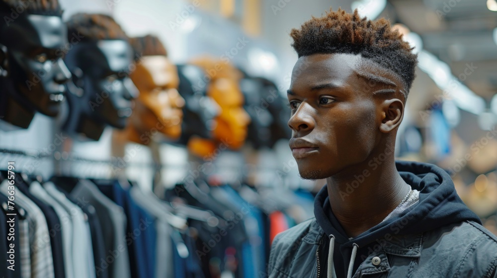 Men elegant clothing showcase. mannequin in store. Men elegant clothing showcase. mannequin in store.