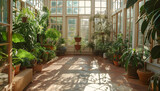 botanical bliss, conservatory with plants