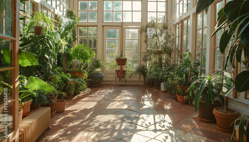 botanical bliss, conservatory with plants
