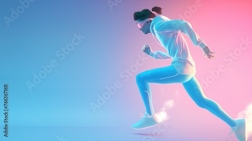 Virtual Reality Fitness Concept Art