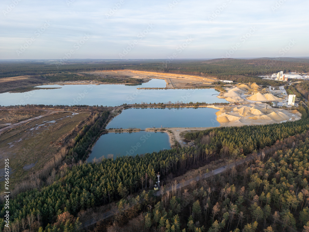 Naklejka premium Kiesgrube