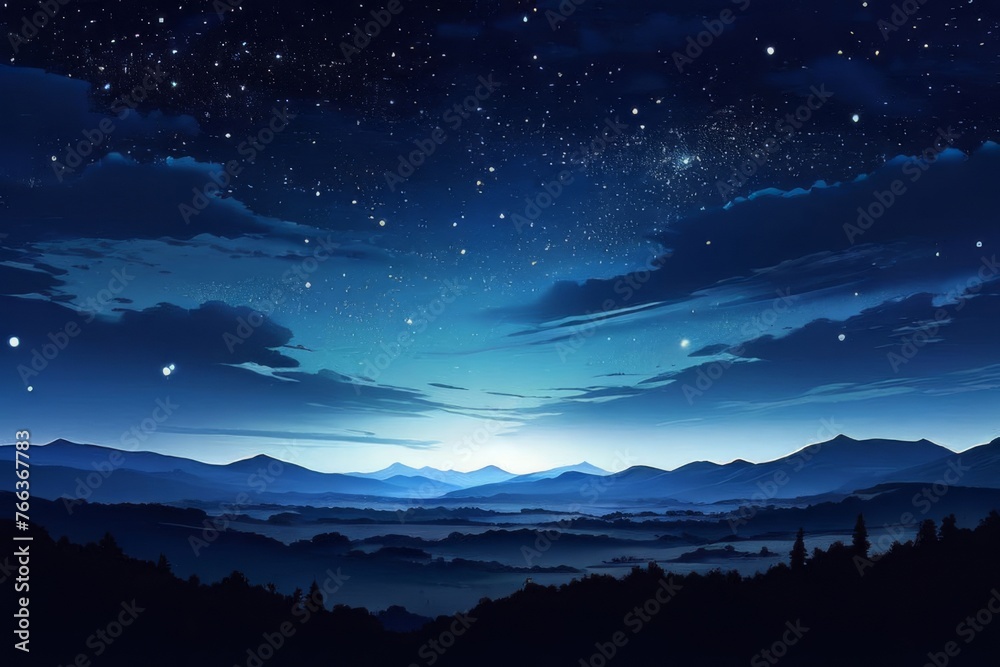 scene opens on a vast expanse of open sky scene opens on a vast expanse of open sky