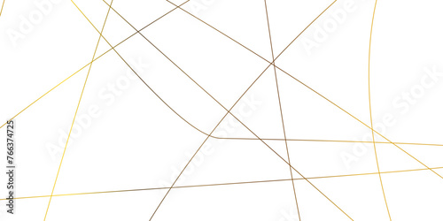 Abstract golden diagonal lines and luxury elegant pattern background .random chaotic line and creative geometric shape background .modern technology premium line on transparent background .