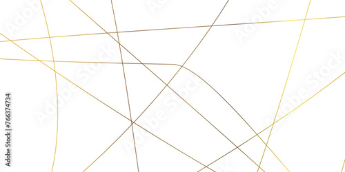 Abstract golden diagonal lines and luxury elegant pattern background .random chaotic line and creative geometric shape background .modern technology premium line on transparent background .