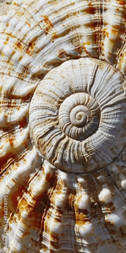 Seashell Seabed: Abstract Texture and Pattern Background