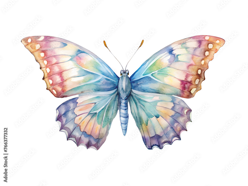 Illustration of a butterfly on a transparent background