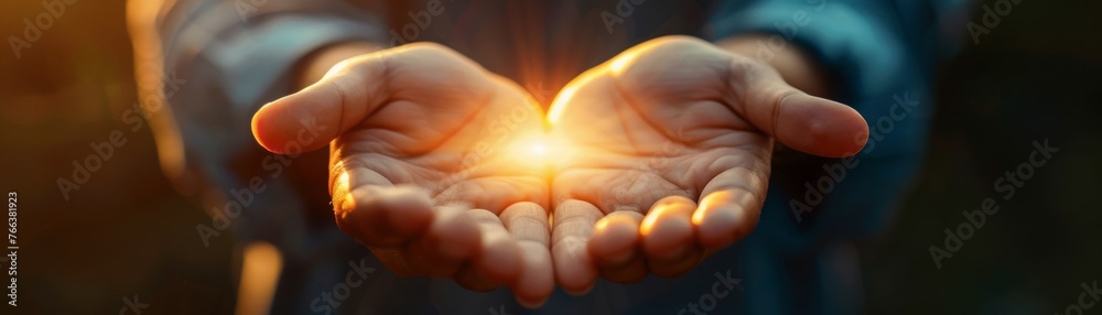 Open hands in worship, filled with light, seeking God's blessing, repenting during Catholic Lent, praying with a mindful heart. Open hands in worship, filled with light, seeking God's blessing, repenting during Catholic Lent, praying with a mindful heart.