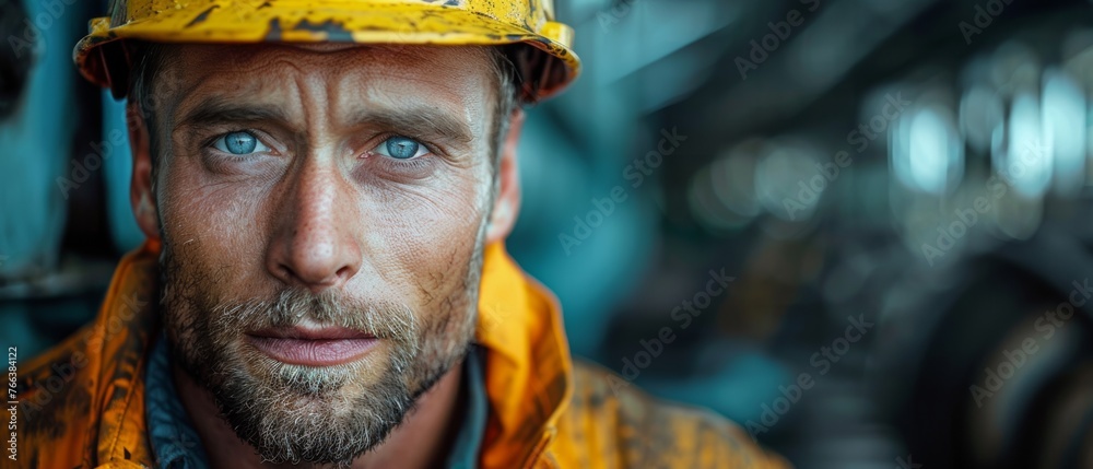 An artist's rendering of a worker in search of the right tool