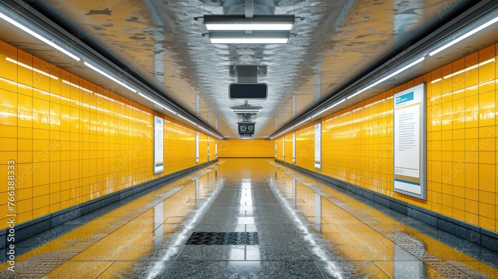 Corridor in the subway
Corridor in the subway
