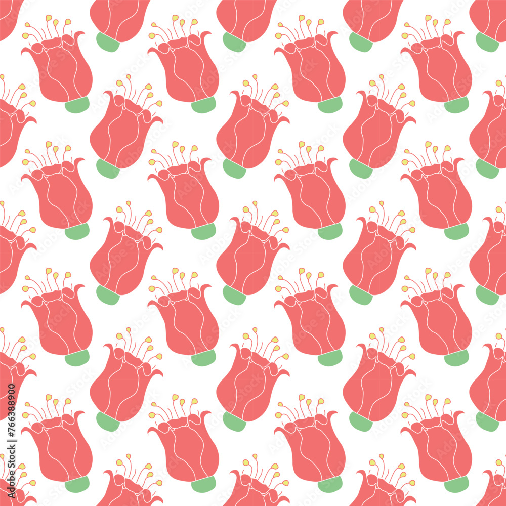Spring floral pattern. Seamless pattern with flowers Spring floral pattern. Seamless pattern with flowers