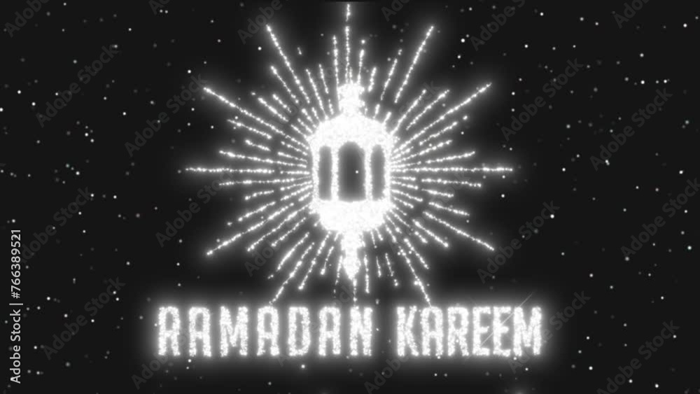 Radiant Ramadan Kareem Cartoon In the middle of Starry Night, With this captivating animation, you may fully embrace the spirit of Ramadan. Celebrate a wonderful metamorphosis as Happy Ramadan!