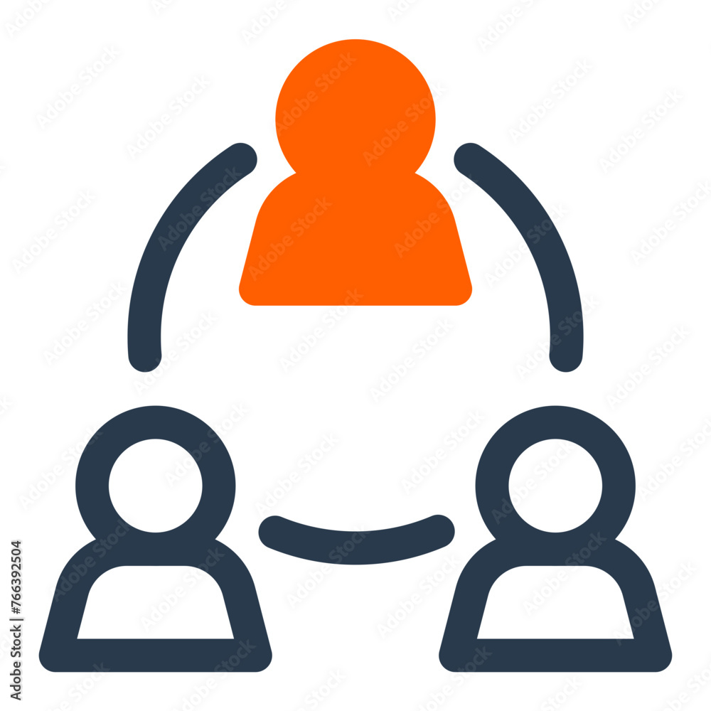 Collaborative Work Session in The Boardroom Vector Icon Illustration Collaborative Work Session in The Boardroom Vector Icon Illustration