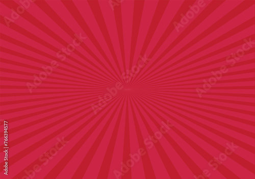 Red rays of vector carnival background. Vector illustration