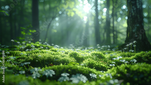 green forest in the morning © noo  Oh