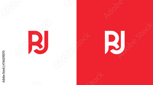 RJ Letter Logo Design, RJ icon Brand identity Design Monogram Logo Minimalist Logo Design