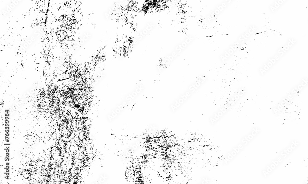 Sketch grunge texture white and black old wall background. Vector illustration.