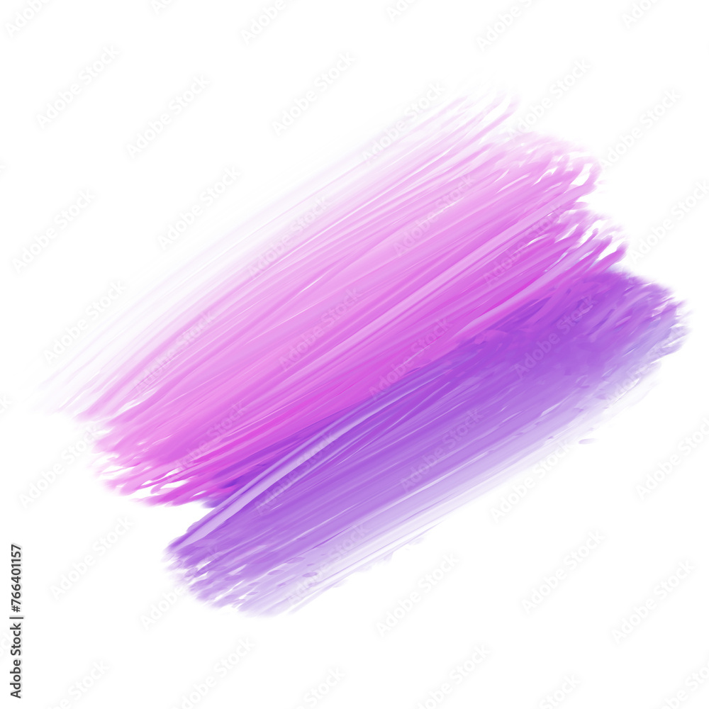 pink and purple brushstroke. PNG