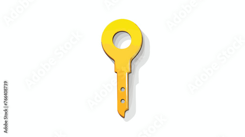 Wrench map pointer vector icon flat vector isolated