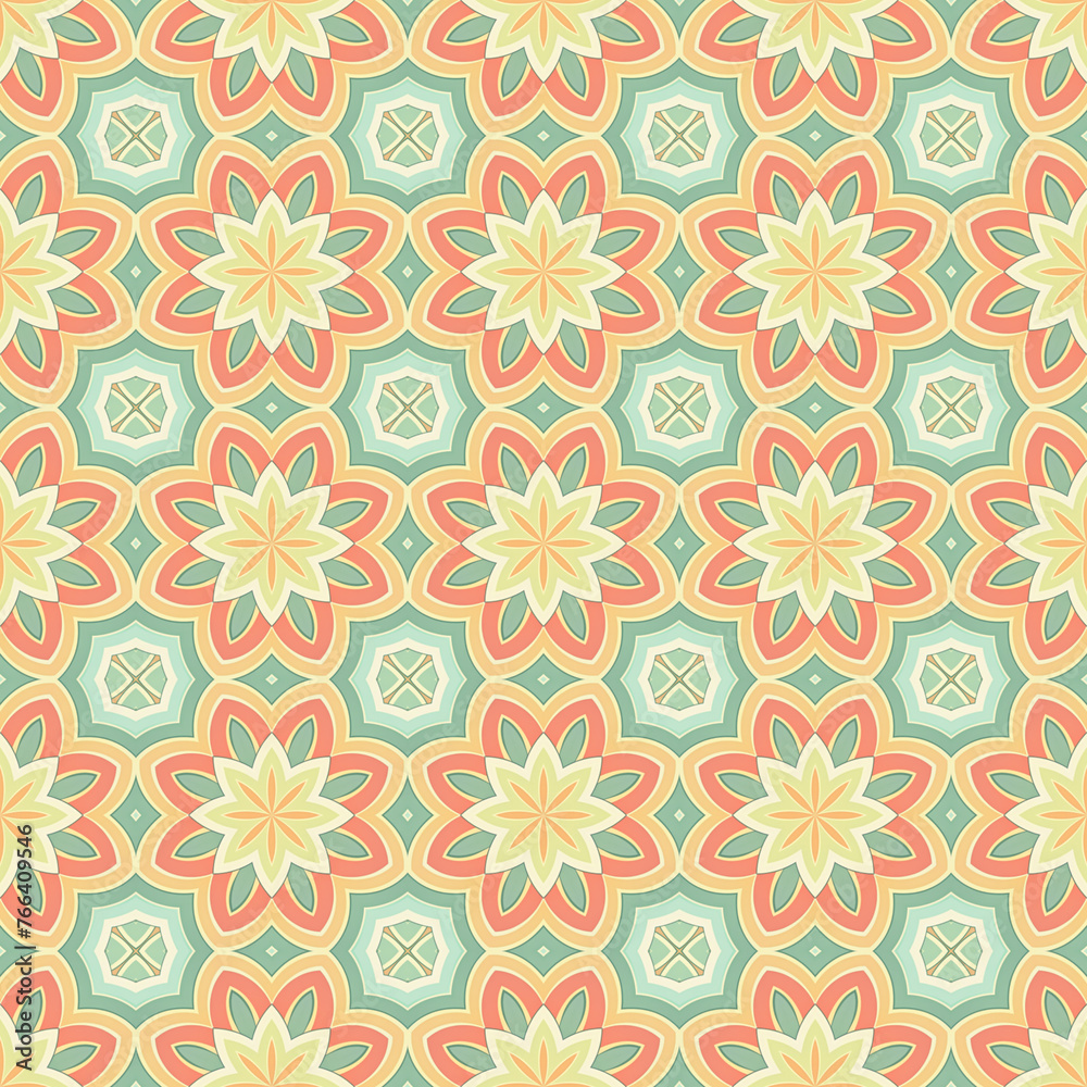 Seamless pattern retro aesthetic background 3 Seamless pattern retro aesthetic background 3