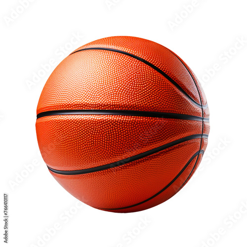 Basketball ball isolated cutout object on transparent background © The Stock Guy