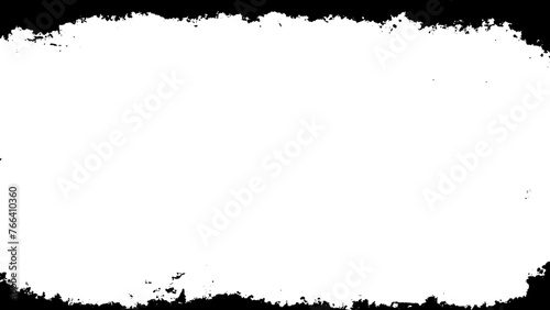 Editable vector grunge border texture effect