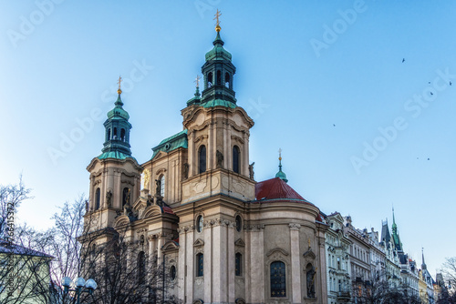 The Church of St. Nicholas in Prague.