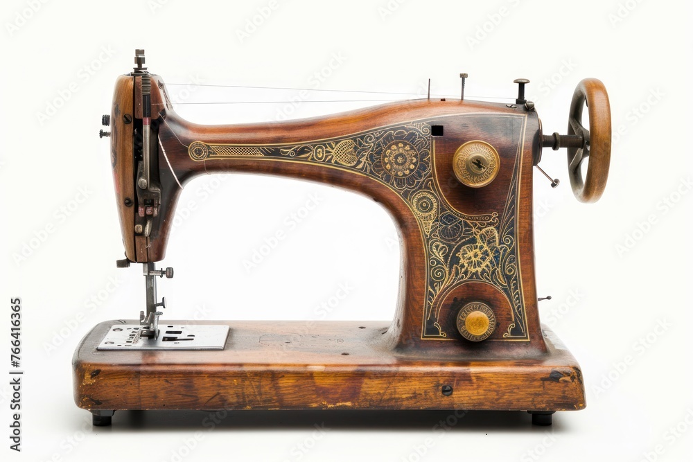 Sewing Machine Isolated on white background