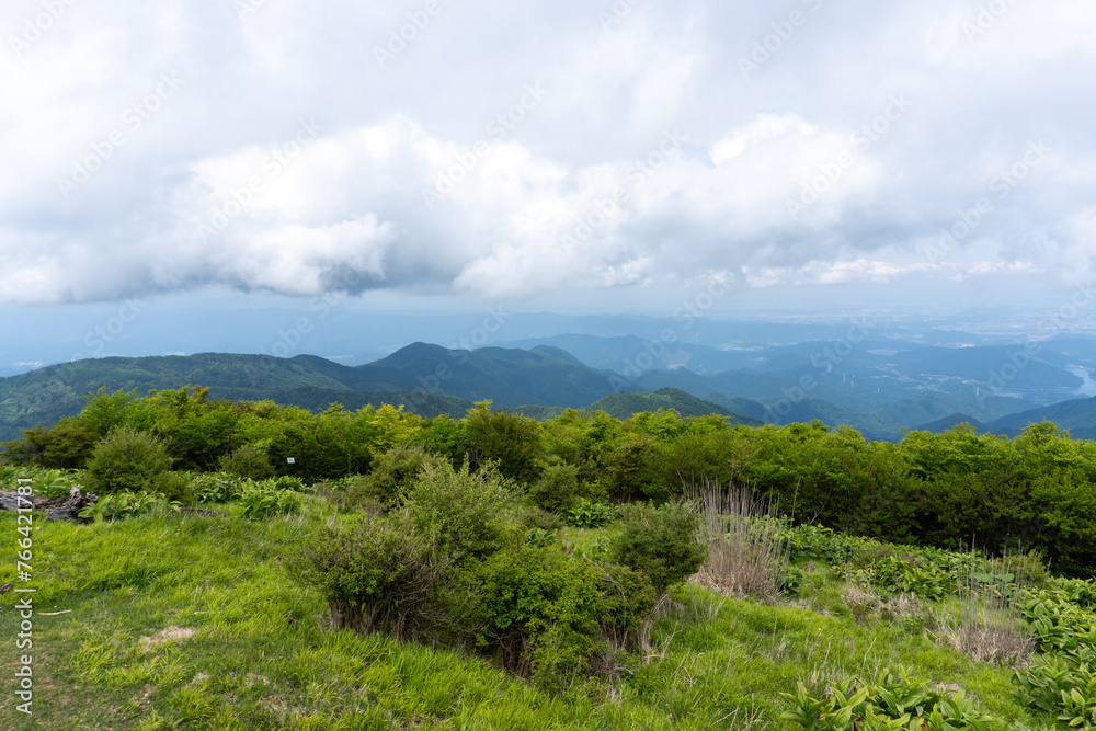 Obraz premium Top of Hirugadake mountain in Tanzawa