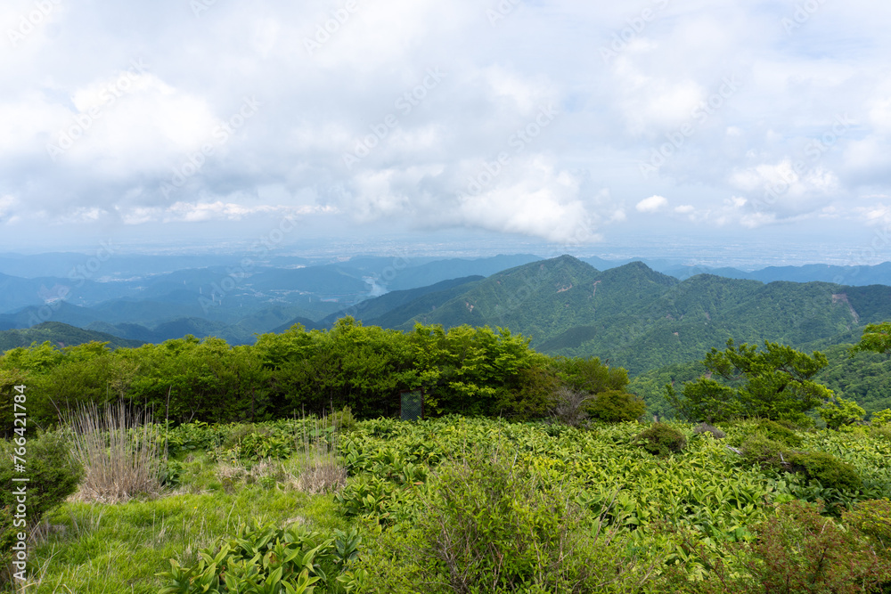 Top of Hirugadake mountain in Tanzawa