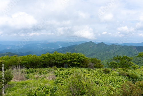 Top of Hirugadake mountain in Tanzawa