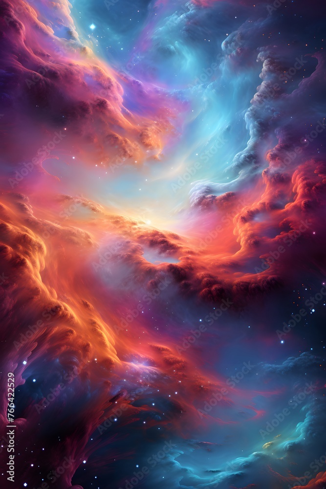 Swirling Cosmic Nebula