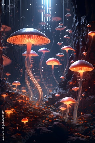 Enchanted Mushroom Grove © Dustin