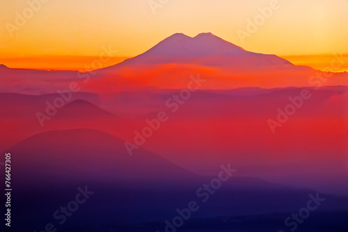 View of Mountain Elbrus,Northern Caucasus.
