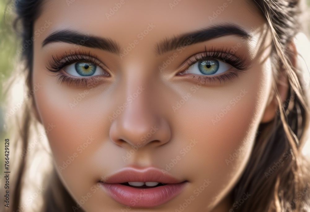 A Portrait Of Breathtakingly Gorgeous, Exotic, Beautiful Woman. A Portrait Of Breathtakingly Gorgeous, Exotic, Beautiful Woman.
