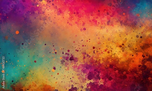 Abstract art colorfull paint background with liquid fluid grunge texture.