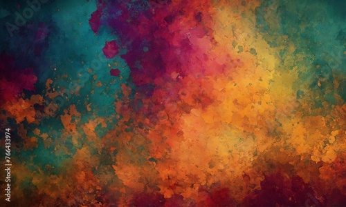Colored paint strokes. Abstract art background, colorfull texture © Dompet Masa Depan