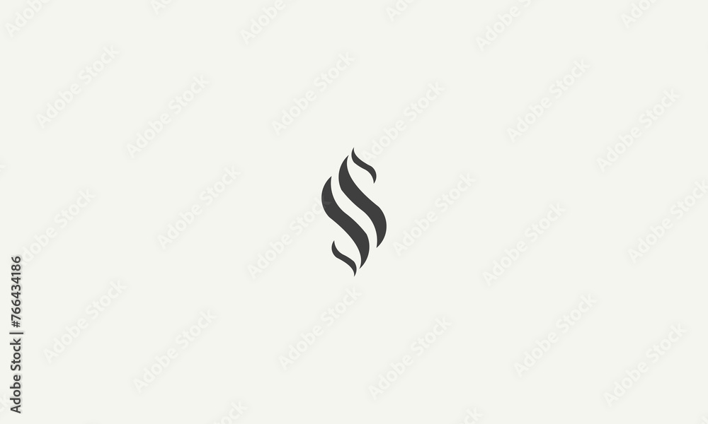 initial letter S monogram simple logo design vector illustration initial letter S monogram simple logo design vector illustration