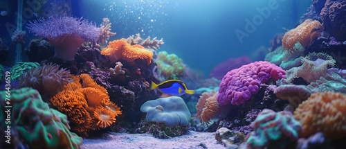 Fantastic and stunning coral-filled underwater world