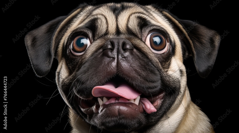 pug portrait