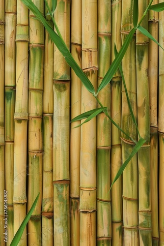 A bamboo texture with parallel stripes  providing a Zen and sustainable backdrop for eco-friendly or wellness projects