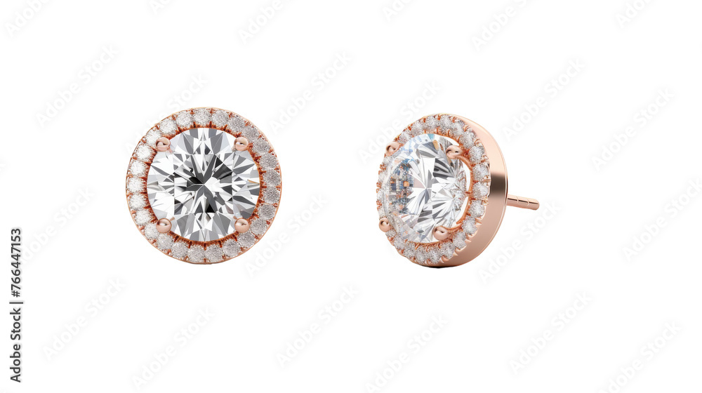 Radiant diamond earrings shimmer in the light, reflecting a galaxy of tiny stars on the lobes of the wearer Radiant diamond earrings shimmer in the light, reflecting a galaxy of tiny stars on the lobes of the wearer