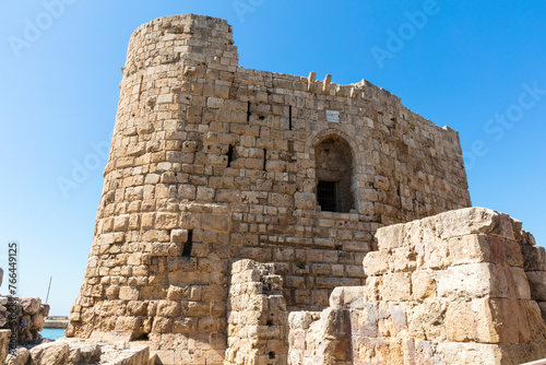 Lebanon Ancient city of Saida on a sunny autumn day