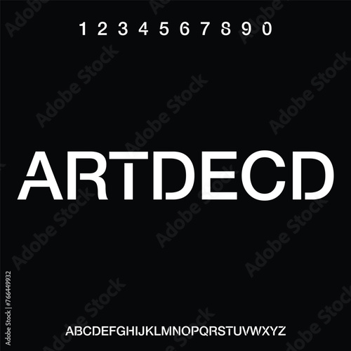 ARTDECO condensed font for poster and head line