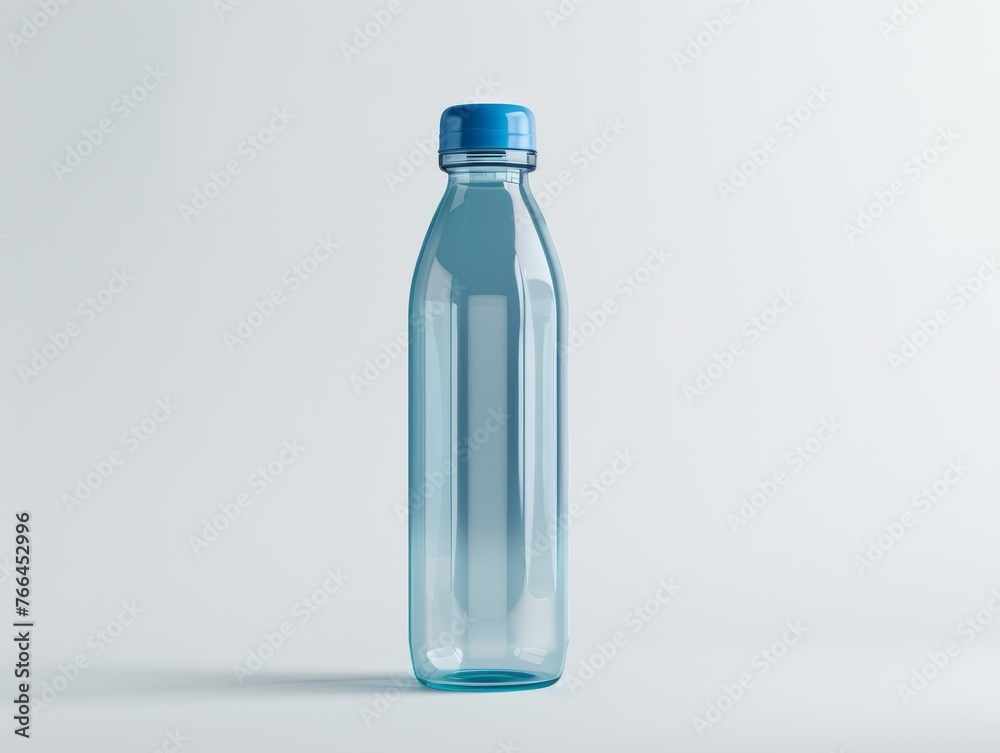 Water Bottle Mockup on white background. AI generative Water Bottle Mockup on white background. AI generative