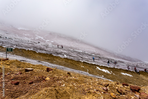 Beautiful Glacier of the Cayambe Volcano